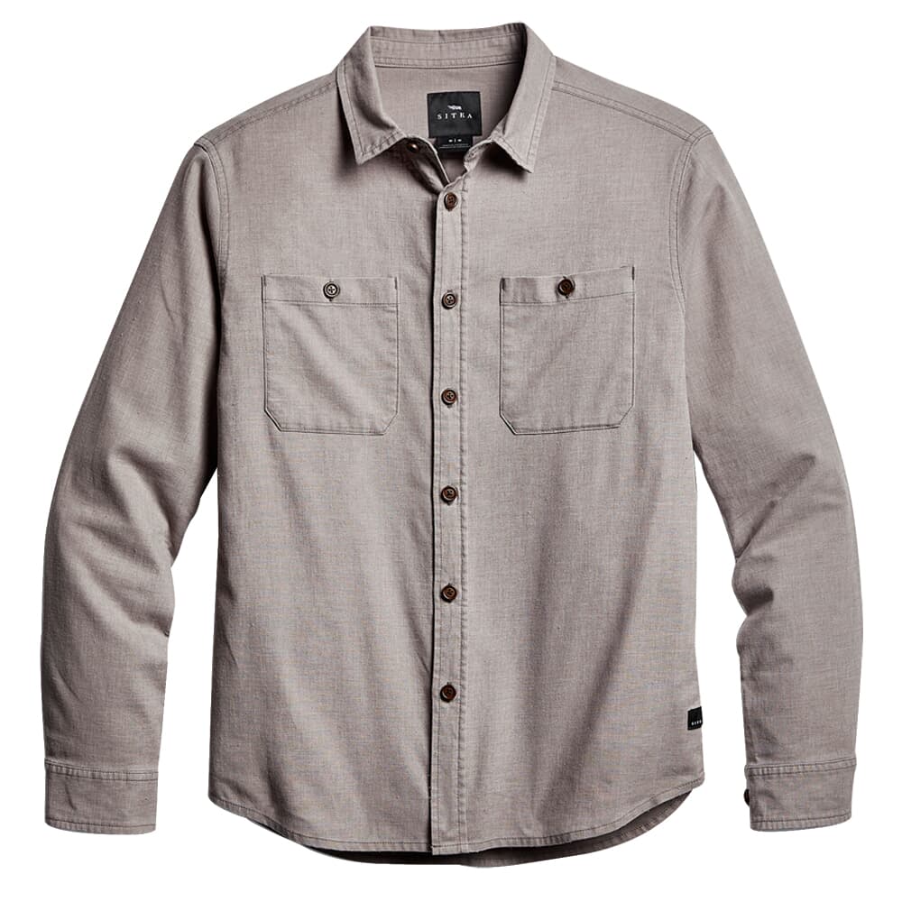 Sitka Gear Ambary LS Lt Wt Shirt Woven Woodsmoke Heather 600068-WSH