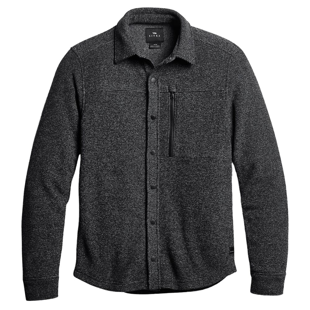 Sitka Gear Snowcrest Long Sleeve Shirt Black Heather 600074-BH