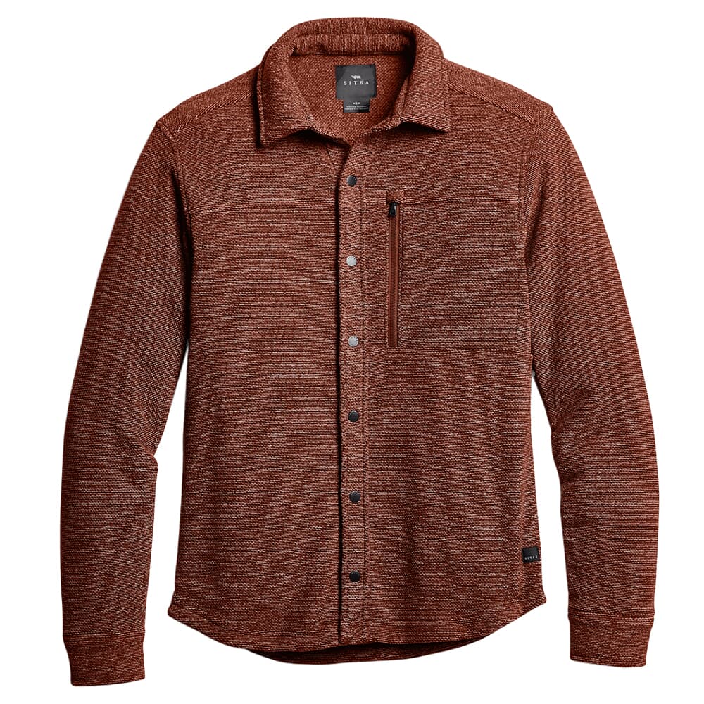 Sitka Gear Snowcrest Long Sleeve Shirt Red Sumac Heather X Large 600074-RSH-XL