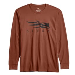 Sitka Gear Icon Long Sleeve Tee Red Sumac X Large 600092-RSU-XL