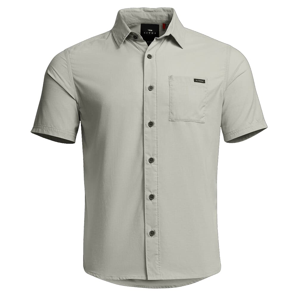 Sitka Gear Mojave SS Shirt Field Gray Grid XX Large 600182-FIGG-XXL