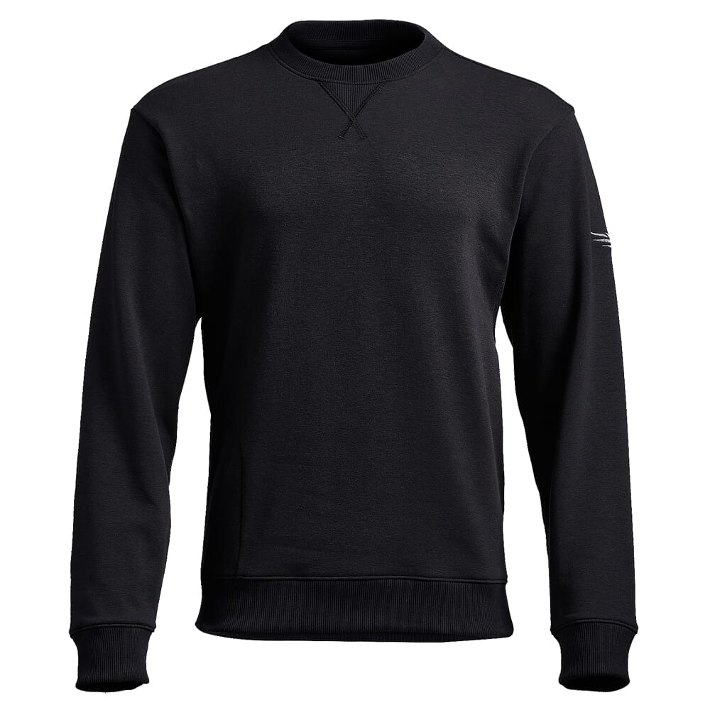 Sitka Gear Essential Crew Sweatshirt Sitka Black 600201-BK