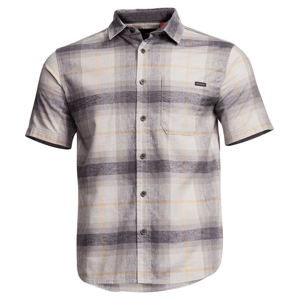 Sitka Gear Ambary SS Shirt Aluminum Ambary Plaid 600219-ALP