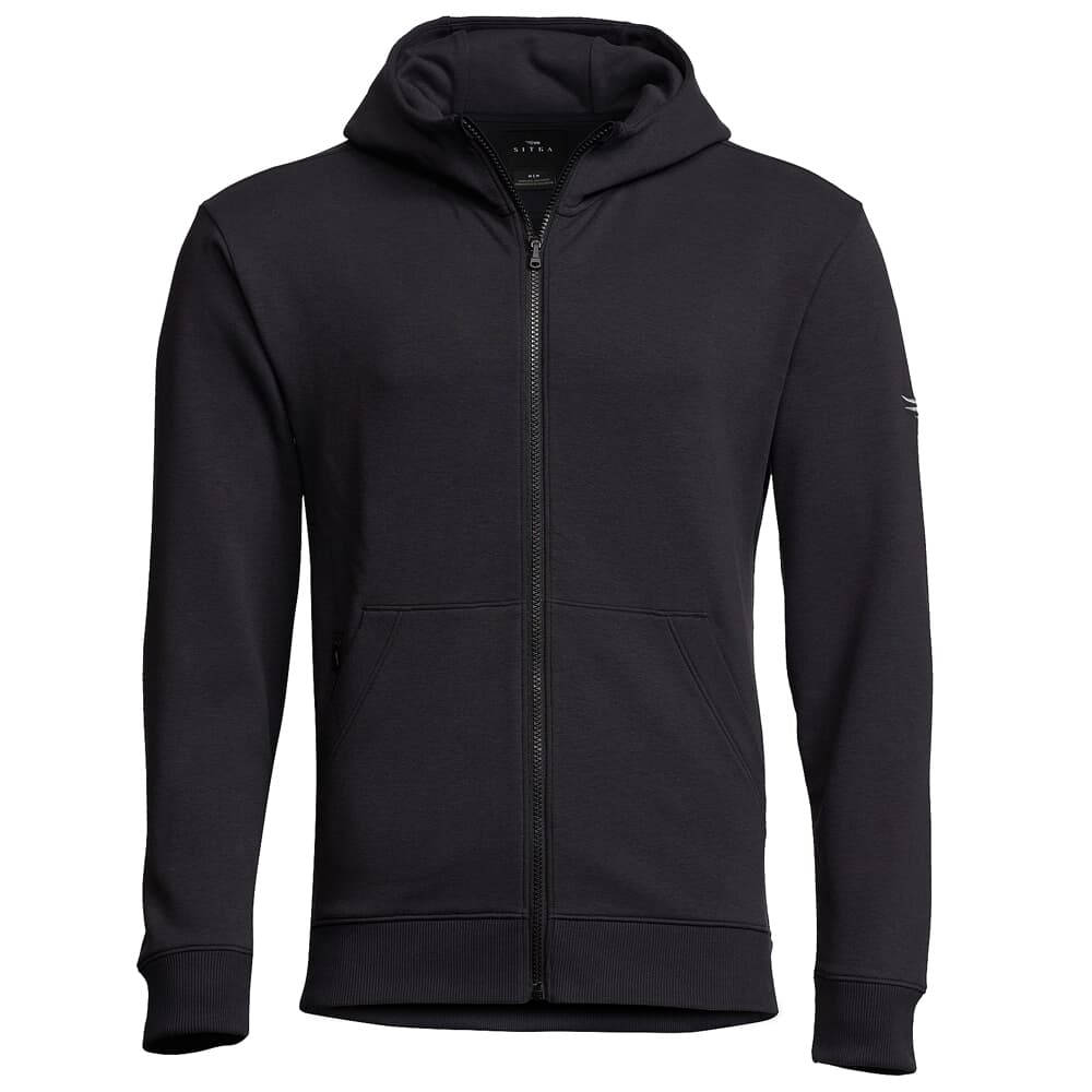 Sitka Gear Essential Full Zip Hoody Sitka Black Medium 600220-BK-M
