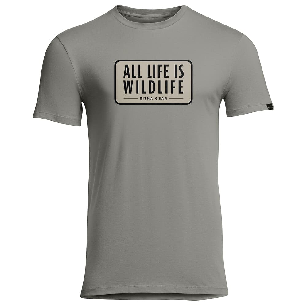 Sitka Gear All Wildlife Tee Field Gray XX Large 600224-FIG-XXL