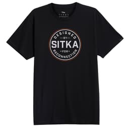 Sitka Gear Reconnection Tee Sitka Black Large 600225-BK-L