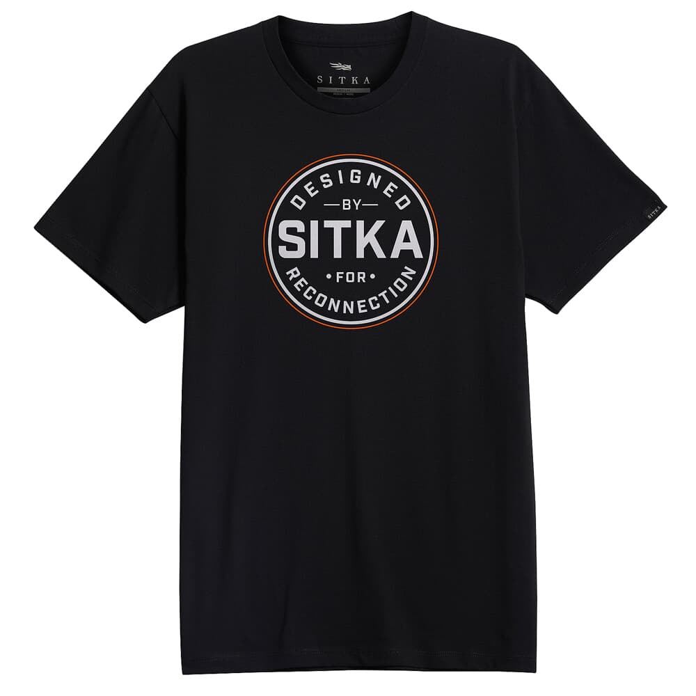 Sitka Gear Reconnection Tee Sitka Black Large 600225-BK-L
