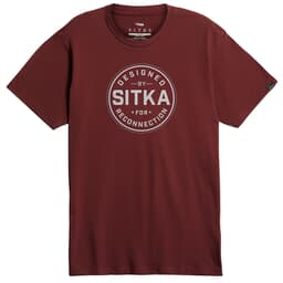 Sitka Gear Reconnection Tee Dark Red X Large 600225-DAR-XL