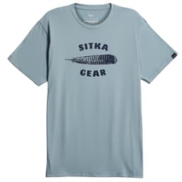 Sitka Gear Feather Tee Flint Blue Medium 600226-FB-M