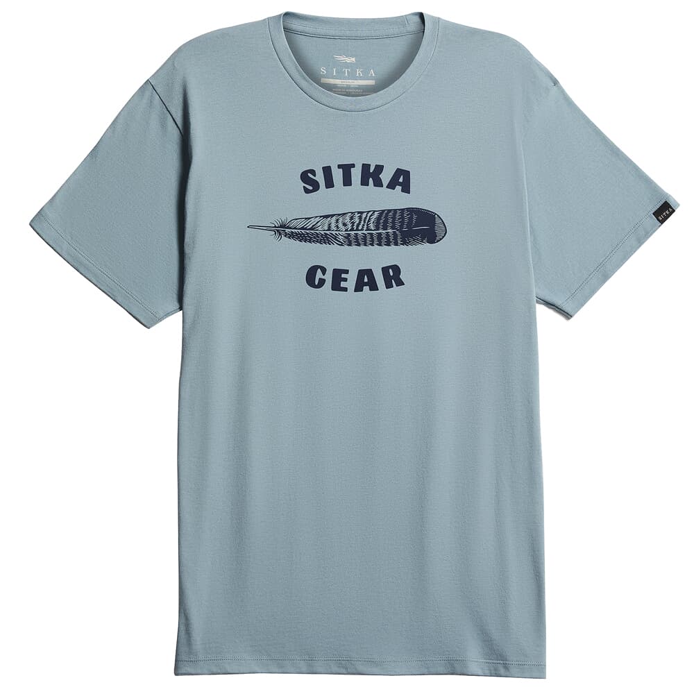 Sitka Gear Feather Tee Flint Blue Medium 600226-FB-M