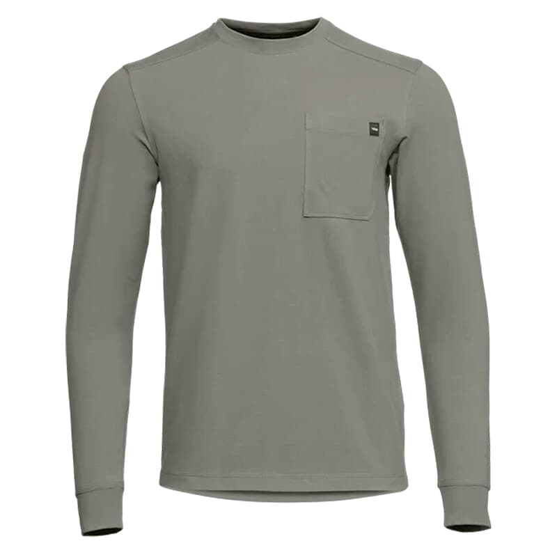 Sitka Gear Foothills LS Crew Field Gray Large 600260-FIG-L
