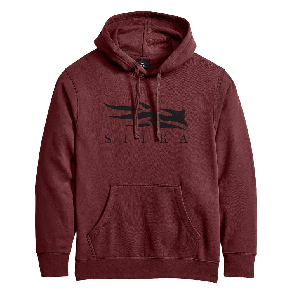 Sitka Gear Icon Pullover Hoody Dark Red Small 600269-DAR-S