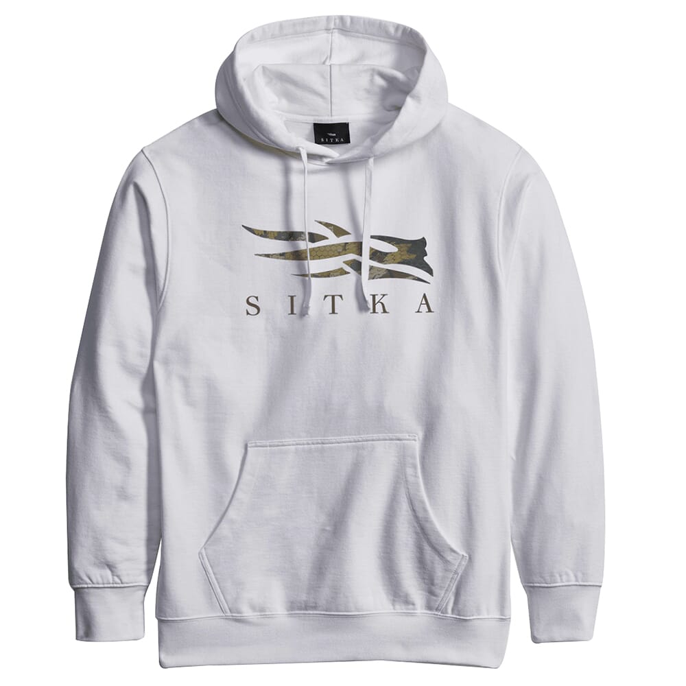 Sitka Gear Waterfowl Timber/White Icon Optifade Pullover Hoody 600270-WHTM