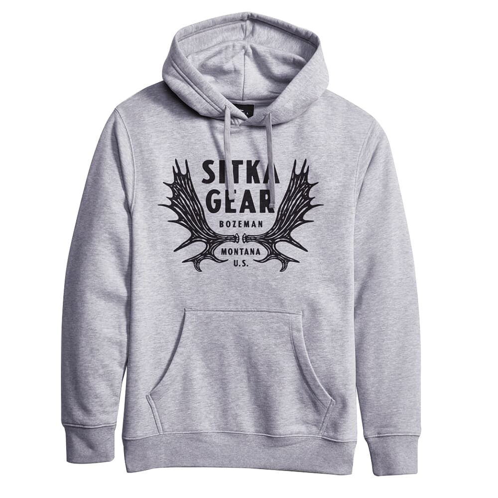 Sitka Gear Shiras Pullover Hoody Heather Grey Large 600273-HG-L