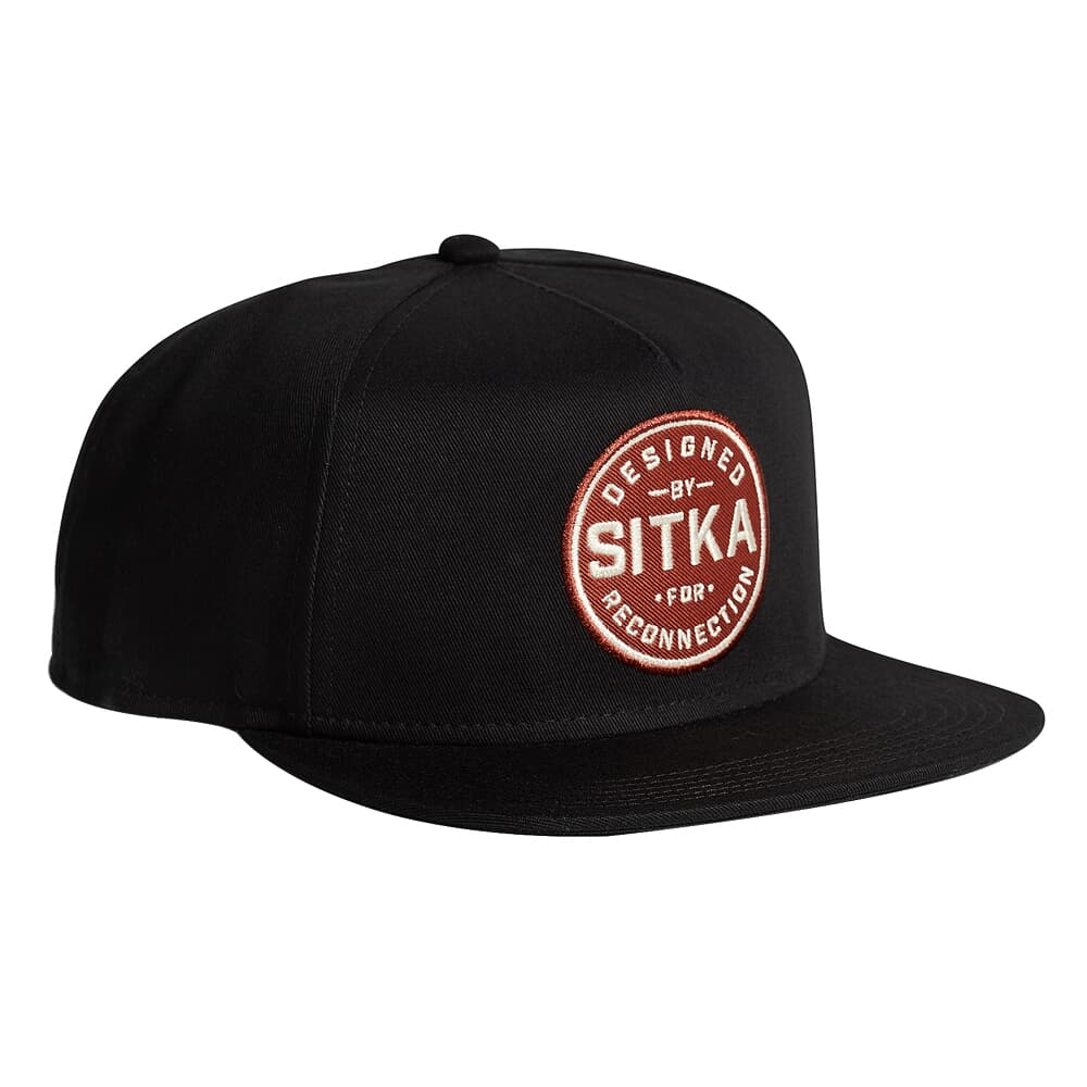 Sitka Gear Reconnection Hi Pro Snapback Sitka Black One Size Fits All 600274-BK-OSFA