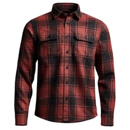 Sitka Gear Earnest Flannel Barn Red Plaid XX Large 600279-BAP-XXL
