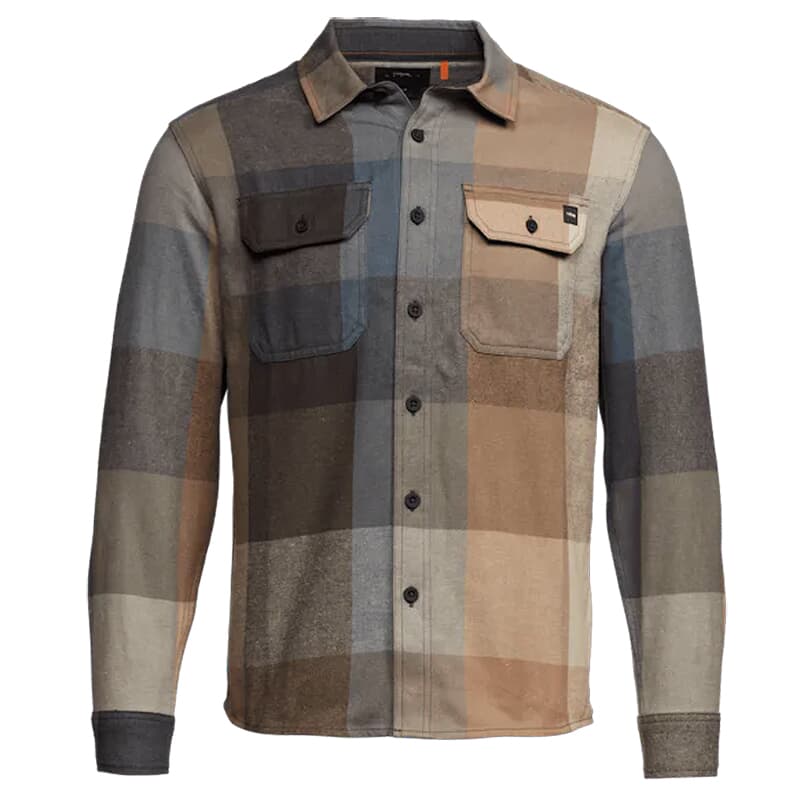 Sitka Gear Hardwood Heavy Weight Flannel Buckskin Fall Plaid Large 600305-BUFP-L