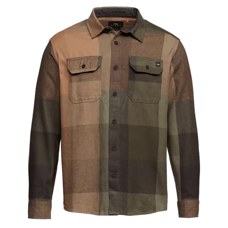 Sitka Gear Hardwood Heavy Weight Flannel Olive Green Fall Plaid XX Large 600305-OGFP-XXL