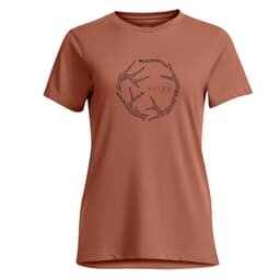 Sitka Gear Women's Antler Evo Tee Red Sumac Small 600323-RSU-S