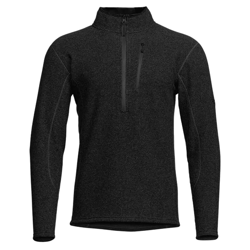 Sitka Gear Snowcrest Half-Zip Fleece Sitka Black Heather Medium 600407-BH-M