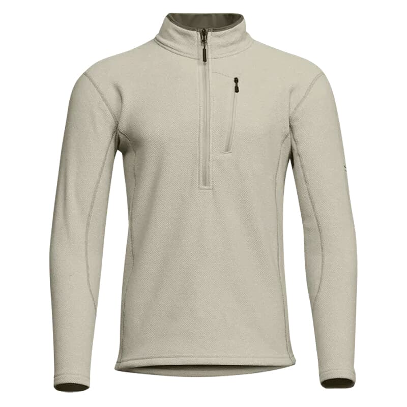 Sitka Gear Snowcrest Half-Zip Fleece Oak Heather Large 600407-OAKH-L