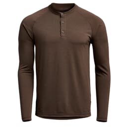 Sitka Gear Hanger Henley Chocolate Large 80022-CHO-L