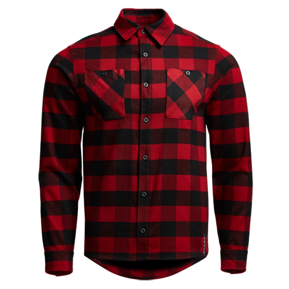 Sitka Gear Riser Work Shirt Brick Plaid XX Large 80055-BCP-XXL