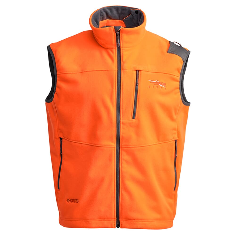 Sitka Gear Stratus Vest Blaze Orange X Large 50243-BL-XL