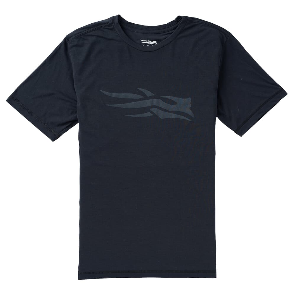 Sitka Icon Tee SS Black Medium 20115-BK-M