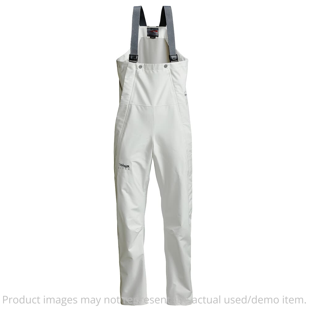 USED Sitka Gear USED Nodak Bib White Large 50250-WH-L - Excellent Condition USED9403