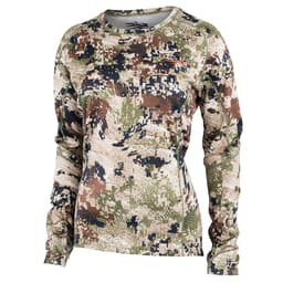 Sitka Women''''s Core Mid Wt Crew LS Optifade Subalpine X-Large 10047-SA-XL