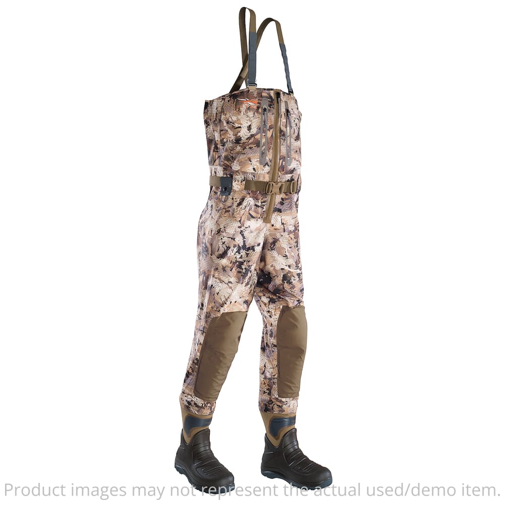 Sitka Gear USED Delta Zip Wader Optifade Waterfowl Large 12 Boot 50260-WL-L-12 UA4758