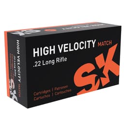 SK Ammunition .22 LR High Velocity Match 40gr Bullets Box of 500 420137