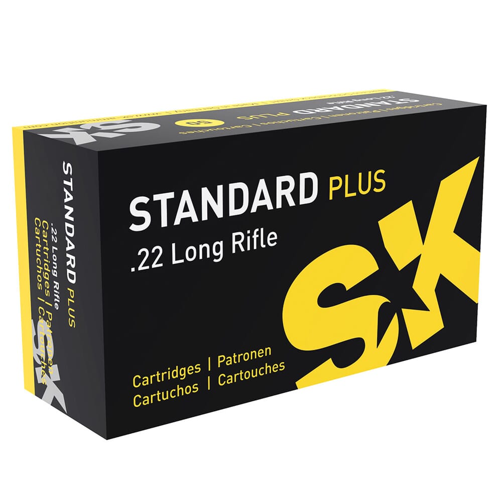 SK Ammunition .22 LR Standard Plus 40gr Ammunition Box of 50rds 420401