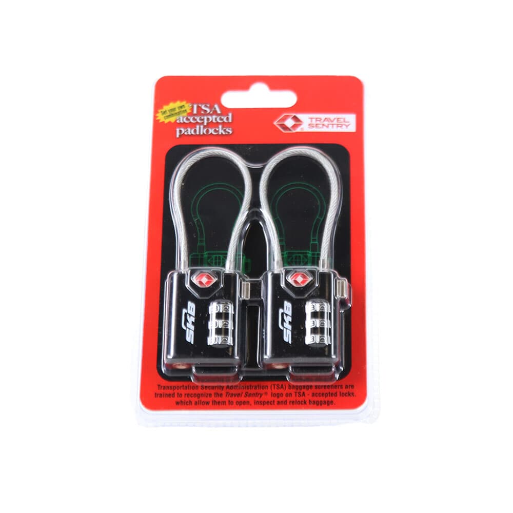 SKB TSA Combination Cable Padlock 2pk 1SKB-PDL-C