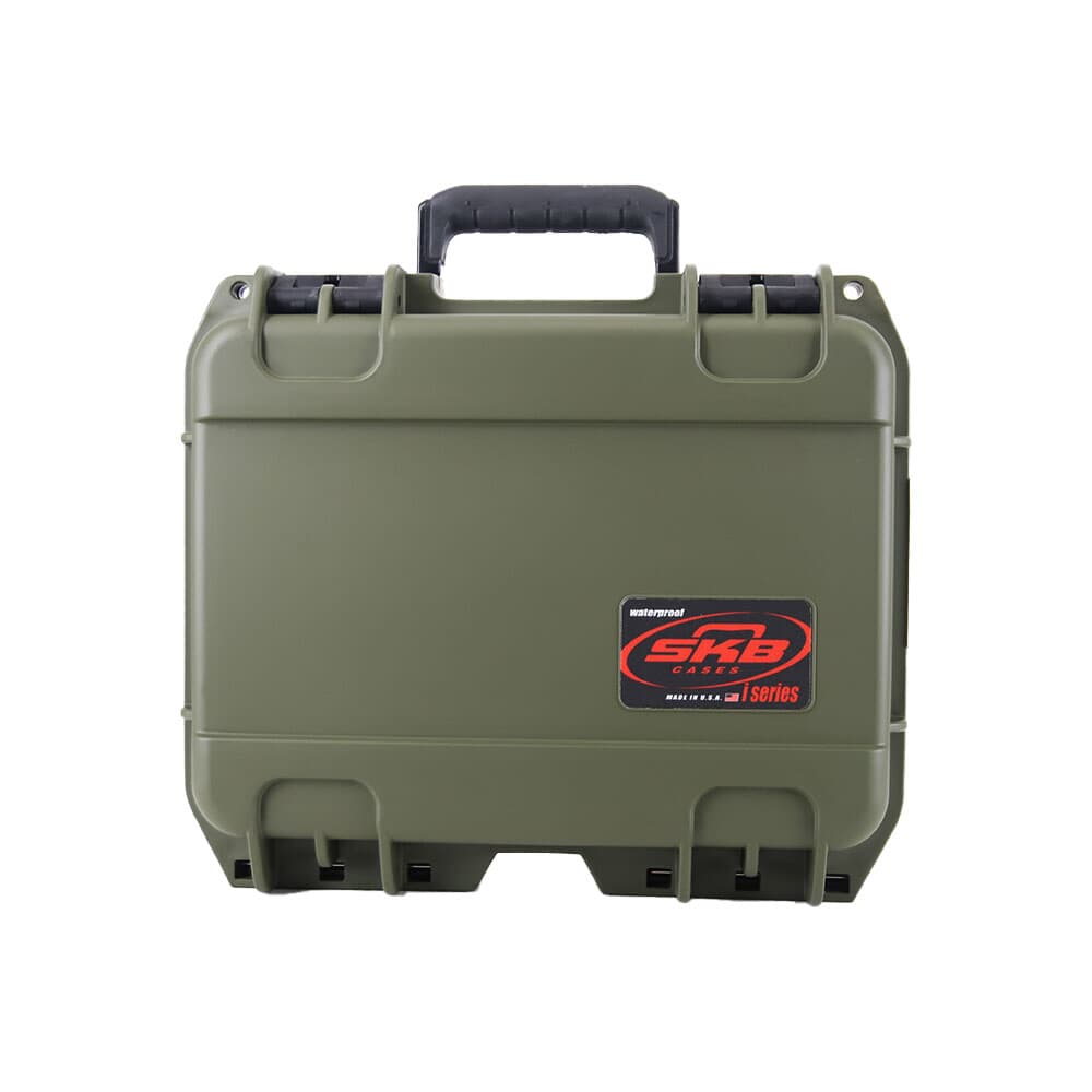 SKB iSeries 12&quot;x9&quot;x4&quot; OD Green Pistol Case w/Cubed Foam 3i-1209-4M-L