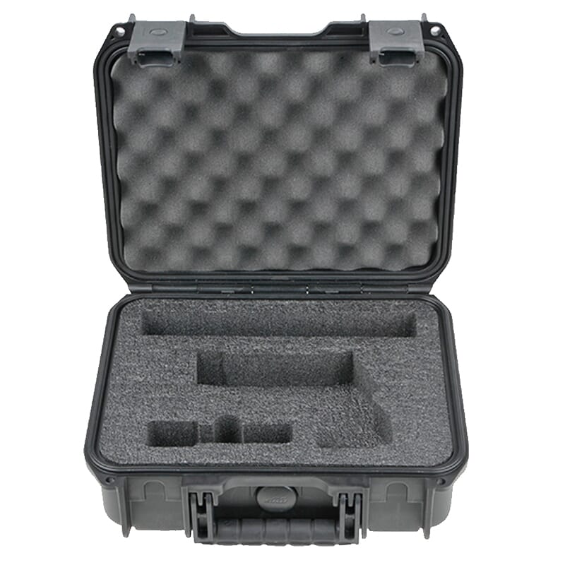 SKB iSeries Customizable Foam Large Black Pistol Case 3i-1209-SP