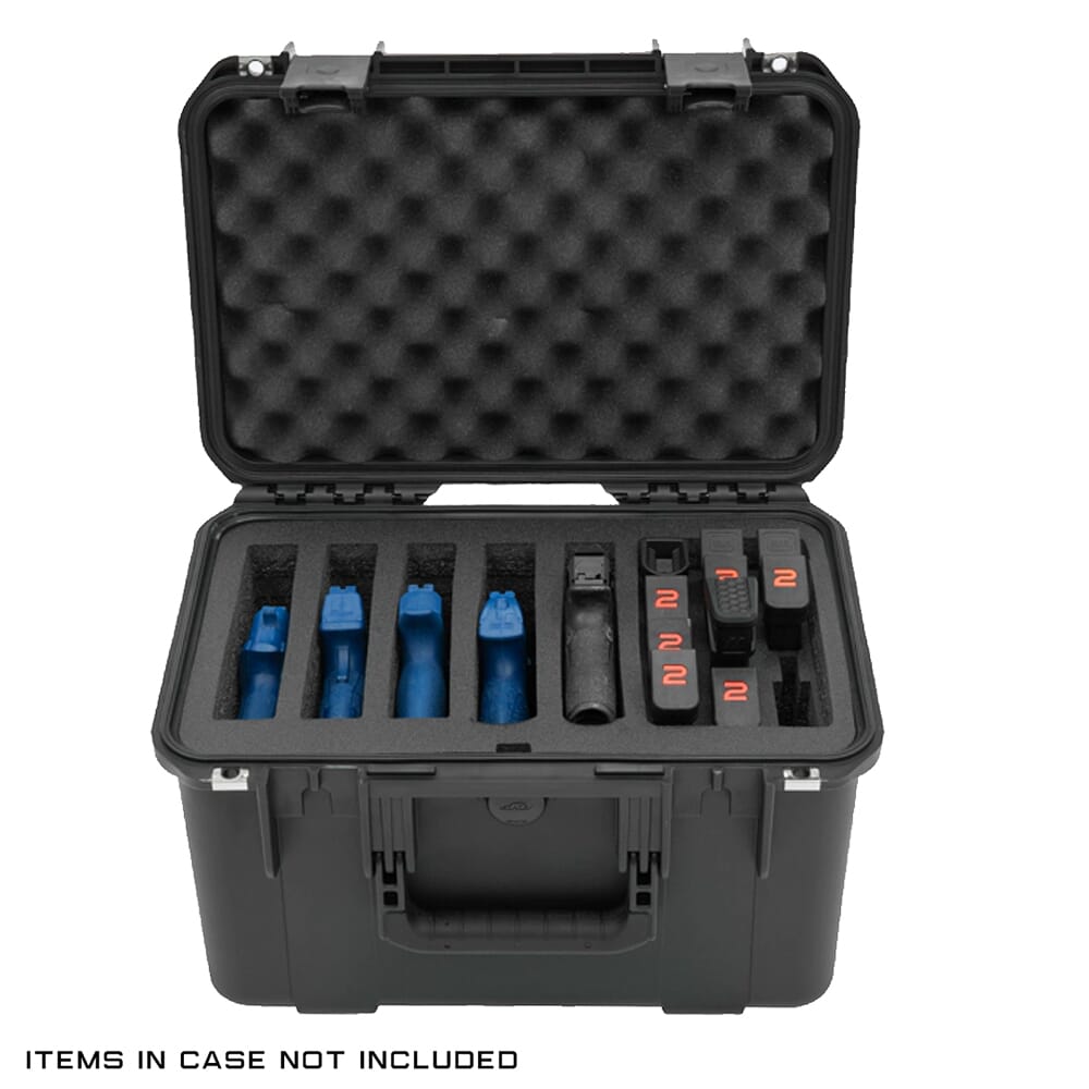 SKB iSeries 5-Handgun Custom Foam Black Case 3i-1610-10B-M