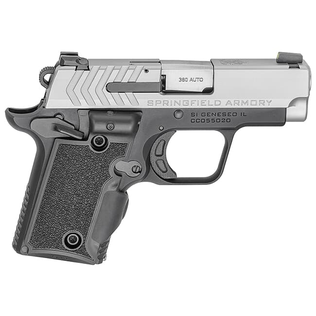 Springfield Armory 1911 .380 ACP Stainless Green Viridian Laser (w/ 2 magazines) PG9109SVG