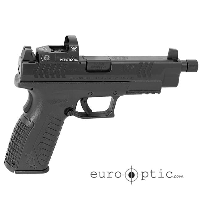 Springfield Armory XD(M) 9MM 4.5" Black Threaded OSP 10-Rd Pistol w/ 3 Sight Bases, Vortex Venom Sight & Non-Threaded BBL (w/ 2 Mags) XDMT9459BOS