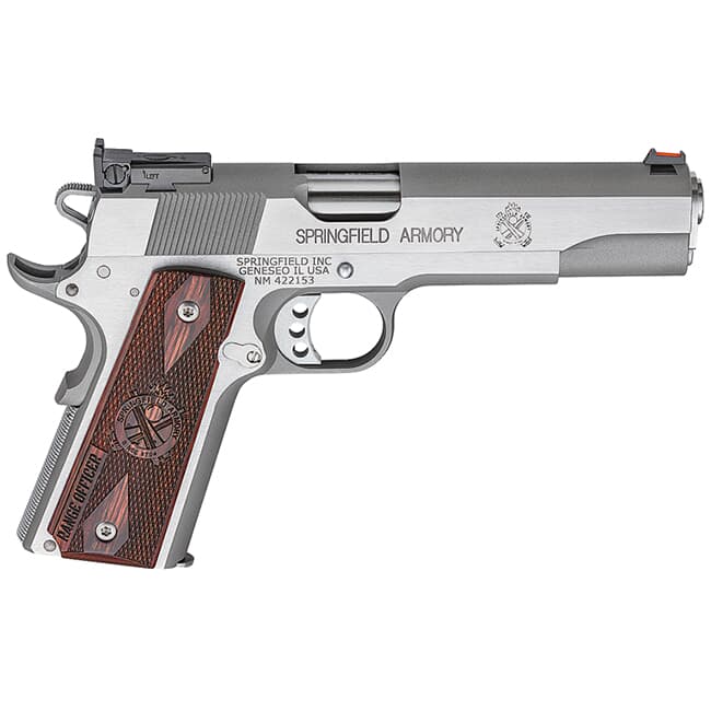 Springfield 1911-A1 5" .45 RANGE OFFICER STAINLESS PI9124L