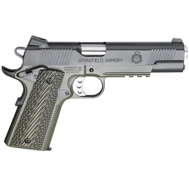 Springfield 1911-A1 5" .45 OPERATOR MC OD/BLACK G10 PX9110ML18