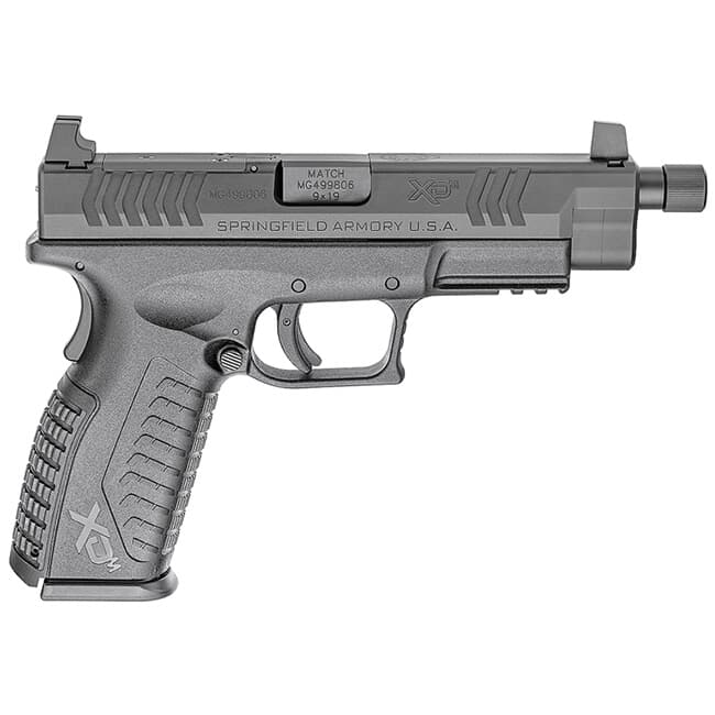 Springfield Armory XD(M) 9MM 4.5" Black Threaded OSP Pistol w/ 3 Sight Bases & Non-Threaded BBL (w/ 2 Magazines) XDMT9459BHCOSP