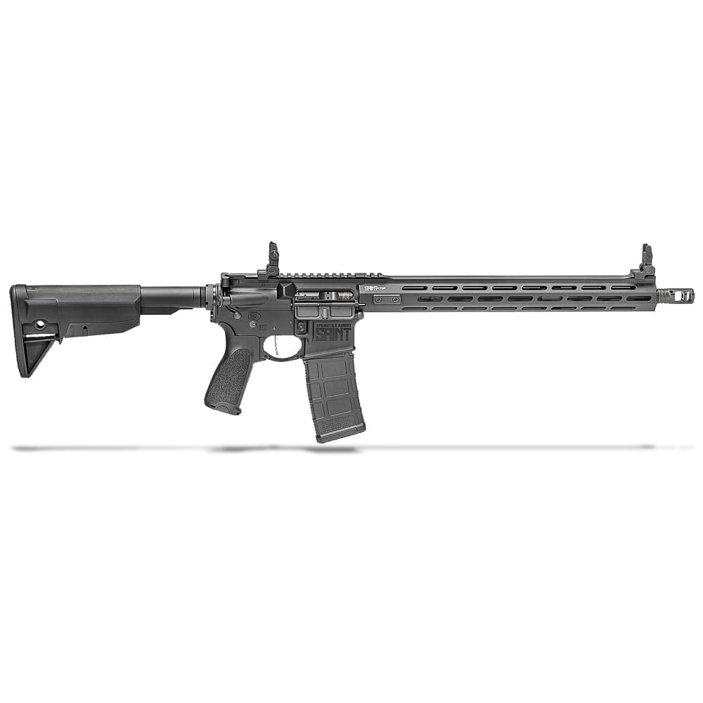 Springfield Armory 5.56 Black Saint Victor w/ Chrome Moly 16" Barrel w/ FF 15" Handguard, Mid-Length Gas System STV916556B