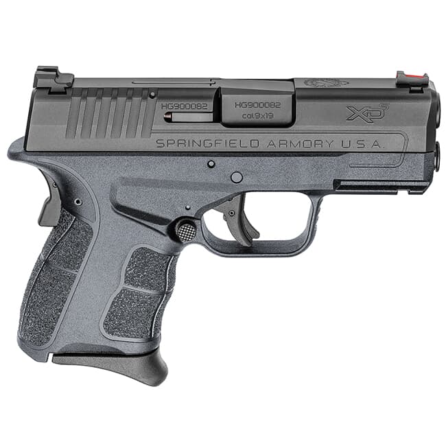 Springfield Armory XDS 9mm MOD.2 3.3" Tactical Gray / Black Fiber Optic Sight Pistol (w/ 2 Magazines) XDSG9339GRY