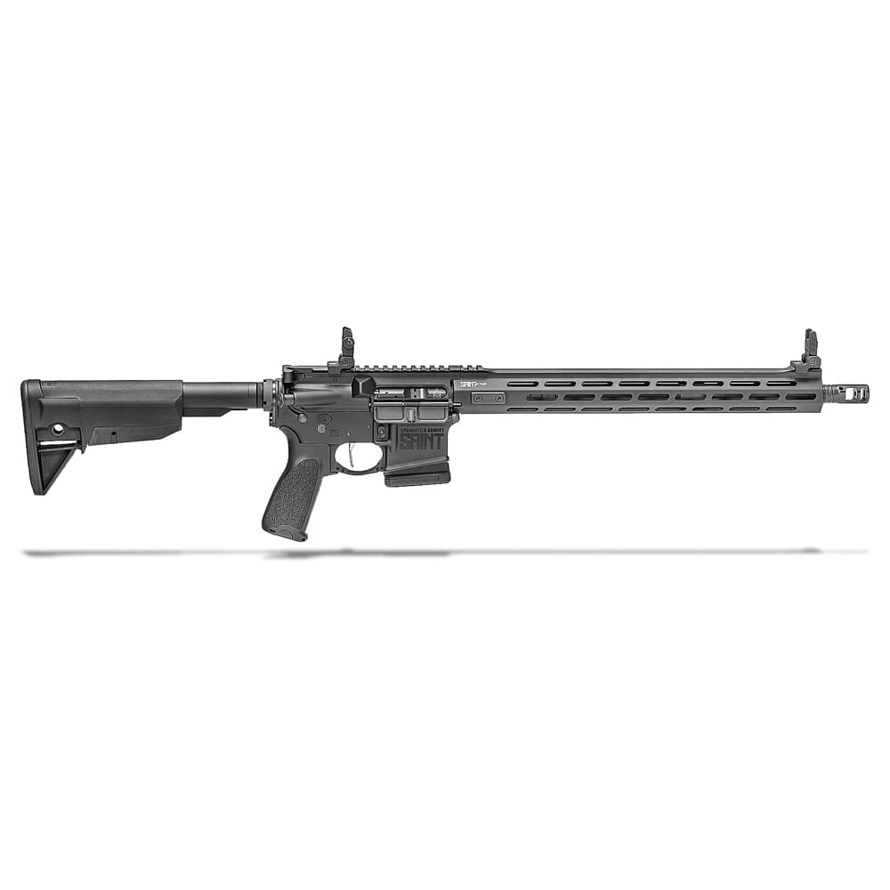 Springfield Armory 5.56 Black Saint Victor w/ Chrome Moly 16" Barrel w/ FF 15" Handguard, Mid-Length Gas System, 10-Rd STV916556BLC
