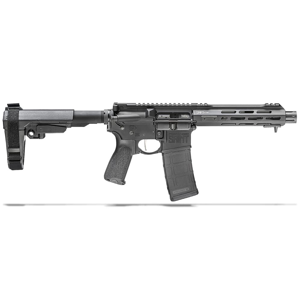 Springfield Armory 5.56 7.5" Saint Victor Pistol w/Stainless Steel Barrel & SBA3 Brace STV975556B-SBA3