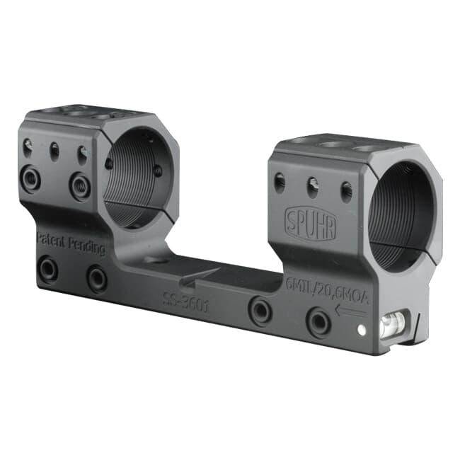 Spuhr Unimounts 30 mm Sauer, Height: 35 mm/1 .38?, Length: 121 mm/4.76? 6 MIL/20,6 MOA SS-3601