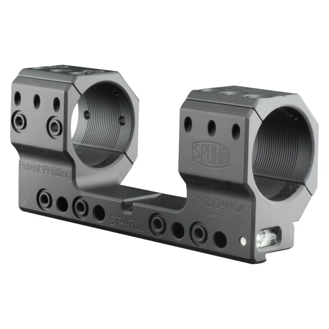 Spuhr Unimounts 34 mm TRG, Height: 35 mm/1 .38?, Length: 121 mm/4.76? 7 MIL/24 MOA ST-4701