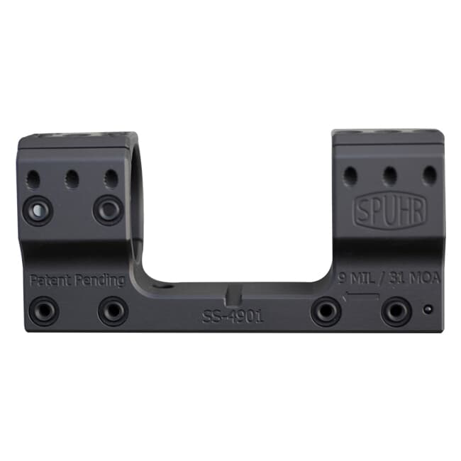 Spuhr Unimounts 34 mm Sauer, Height: 35 mm/1 .38?, Length: 121 mm/4.76? 9 MIL/31 MOA SS-4901